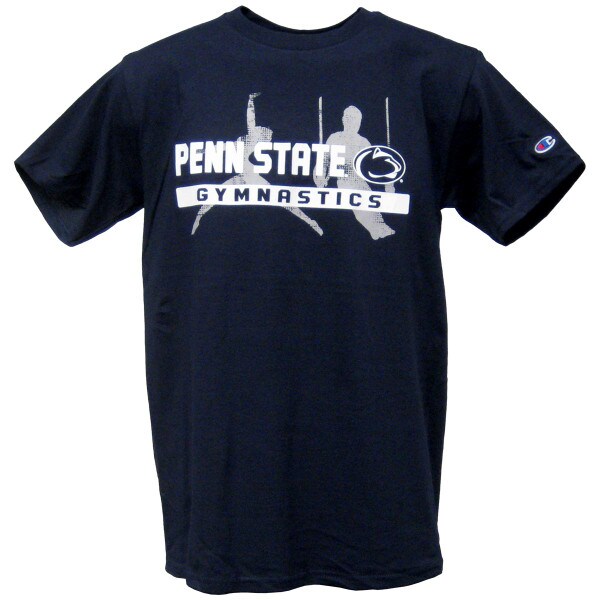 navy short sleeve t-shirt Penn State Gymnastics